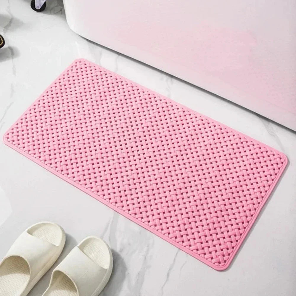 Non-Slip Suction-Cup Bathtub And Shower Mat (Drainage Holes)