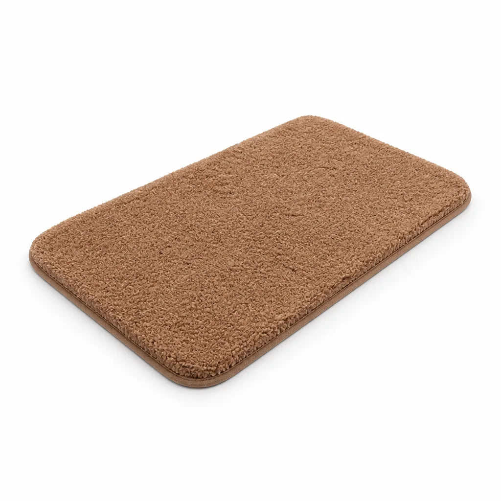Fur & Plush Non-Slip Rubber-Backed Bath Rug