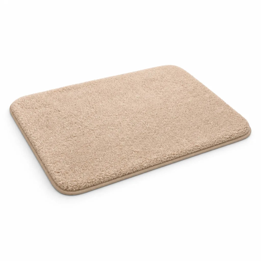 Fur & Plush Non-Slip Rubber-Backed Bath Rug