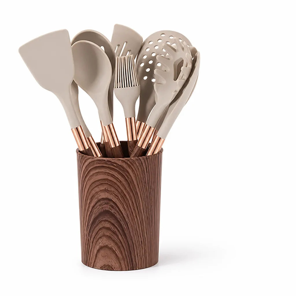 Heat-Resistant Dishwasher-Safe Silicone Utensil Set (10-Piece)