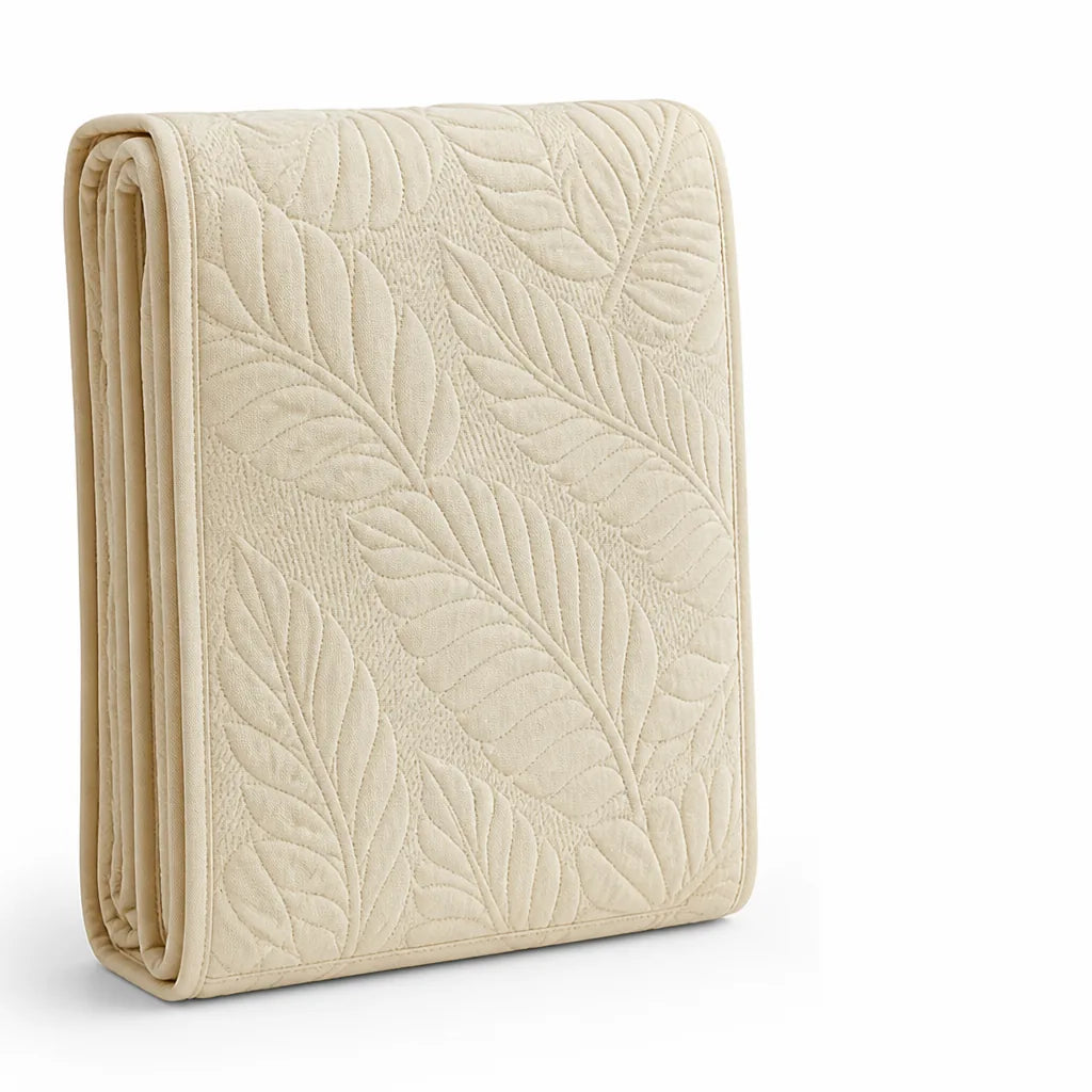 Leaf Pattern Recliner Cover With Anti-Slip Backing