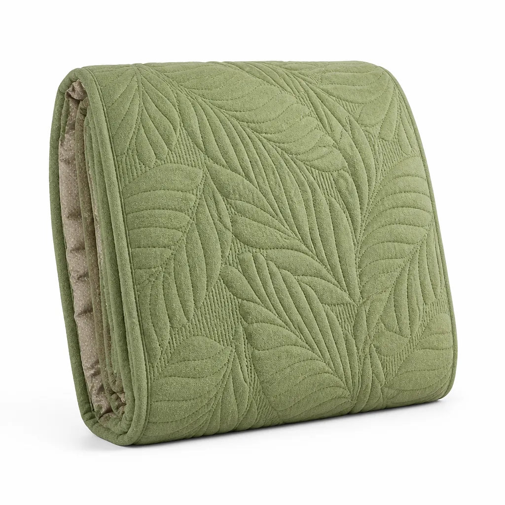 Leaf Pattern Recliner Cover With Anti-Slip Backing