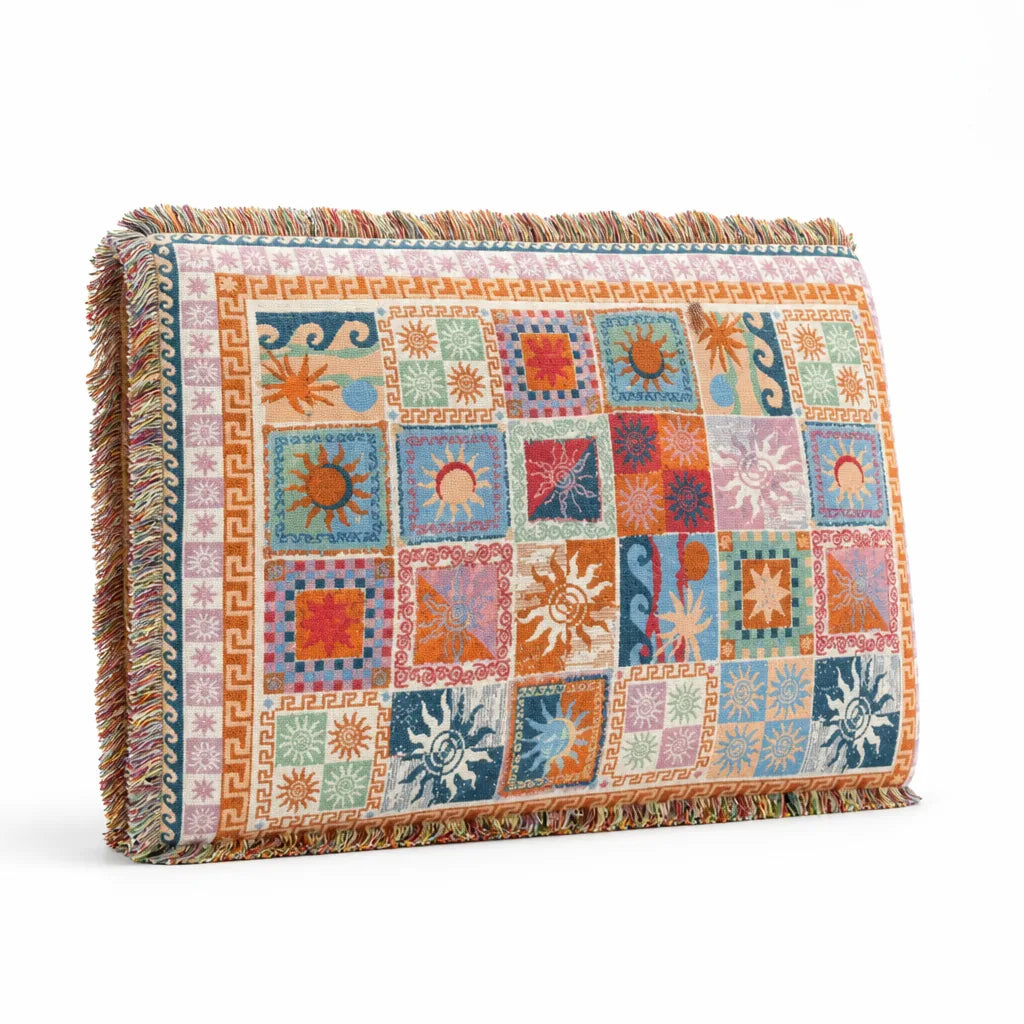 Machine Washable Outdoor Picnic Blanket (Anti-Tear Backing)