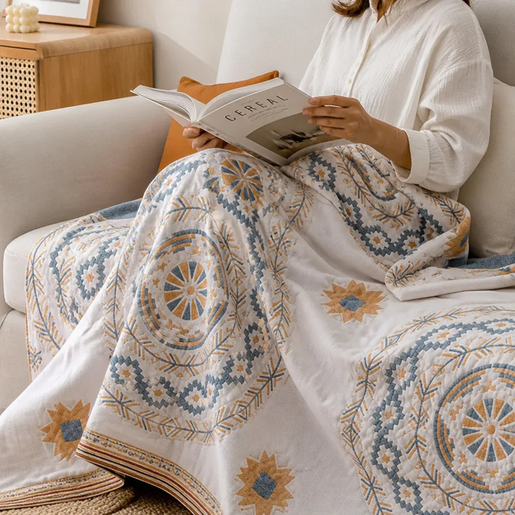 Mandala Throw Blanket (100% Cotton)