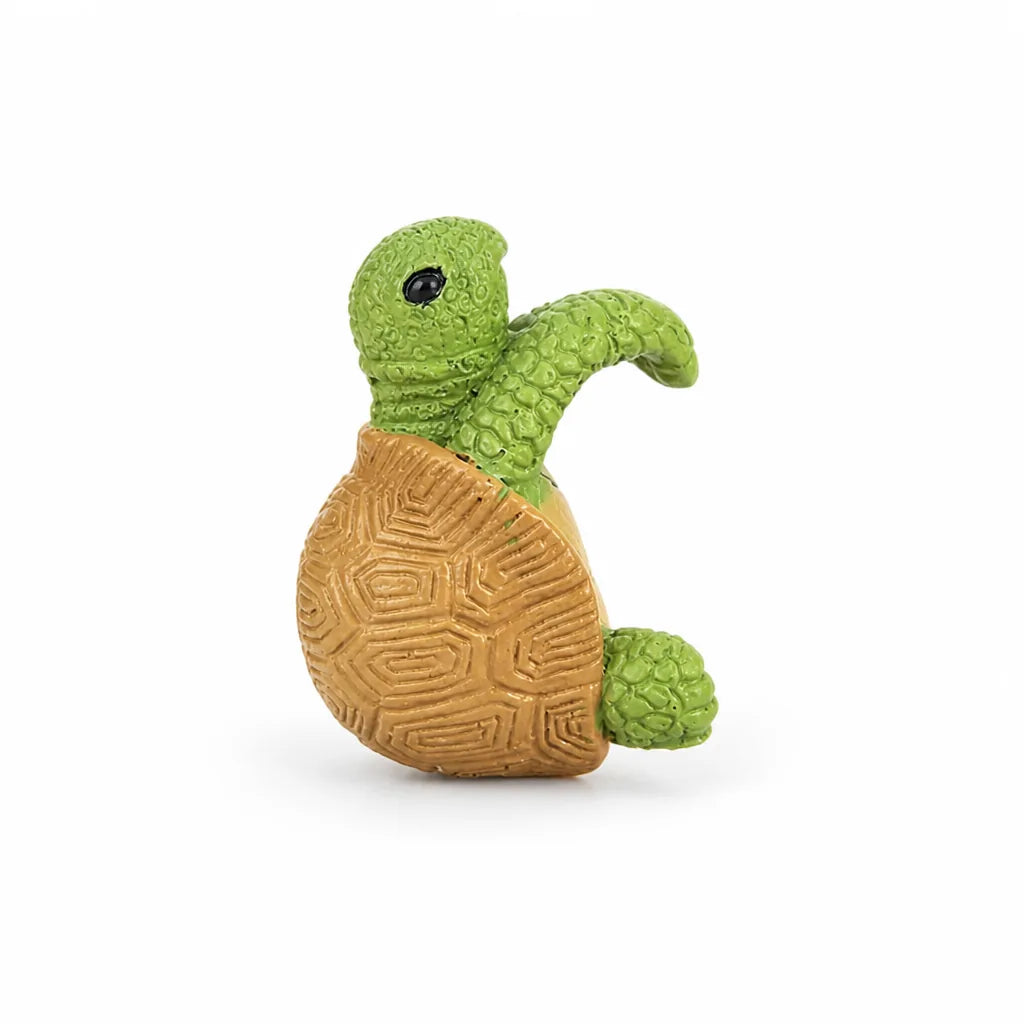 Resin Cartoon-Style Climbing Hanging Turtle Pot Ornament